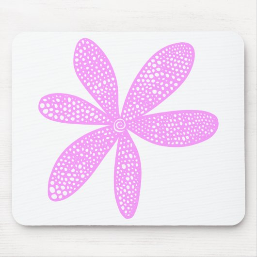 Tapis De Souris Jolie Fleur - Violet clair (Devant)