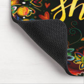 Tapis De Souris Jolie Floral Shift UN MOT Inspirivity (Coin)