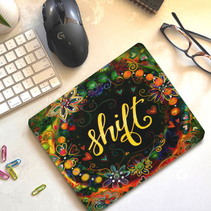 Tapis De Souris Jolie Floral Shift UN MOT Inspirivity
