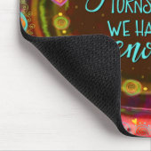 Tapis De Souris Jolie Gratitude Moderne Coeur Whimsical (Coin)