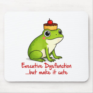 Tapis De Souris Jolie Grenouille Tdah Dysfonctionnement Exécutif M