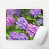 Tapis De Souris Jolie Mousepad, rose et bleu Hydrangeas (Avec souris)