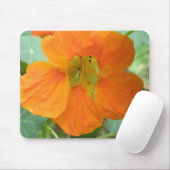 Tapis De Souris Jolie Orange Nasturtium Flower Mousepad (Avec souris)