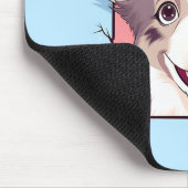 Tapis De Souris Jolie Peeking Frontière Collie Chien (Coin)