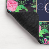 Tapis De Souris Jolie peinture à la main aquarelle design floral (Coin)