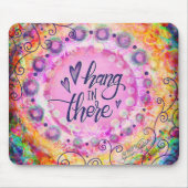 Tapis De Souris Jolie pendaison rose dans là Citer l'inspiribilité (Devant)