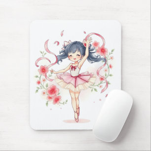 Tapis De Souris Jolie petite fille ballerine