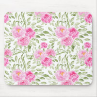 Jolie pivoines roses Motif de bouquet floral