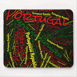 Tapis De Souris Jolie Portugal couleurs drapeau Patriotique