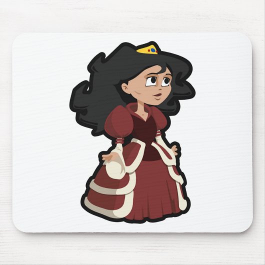 TAPIS DE SOURIS JOLIE PRINCESSE (Devant)
