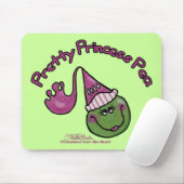 Tapis De Souris Jolie princesse Pea (Avec souris)