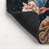Tapis De Souris Jolie Sorcière Et Joyeux Gnome Mousepad (Coin)