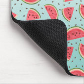 Tapis De Souris Jolie tranche de pastèque et motif de graines (Coin)