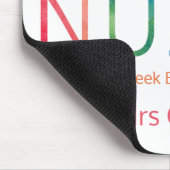 Tapis De Souris Jolie typographie d'infirmière d'école (Coin)