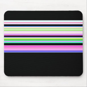 Tapis De Souris Jolies bandes néon colorées
