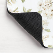 Tapis De Souris Jolies Fleurs Blanches (Coin)