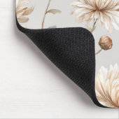 Tapis De Souris Jolies Fleurs Crème (Coin)