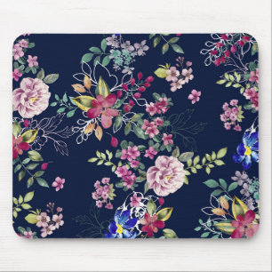 Tapis De Souris Jolies Fleurs Florales Souris Pad