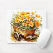 Tapis De Souris Jolies Fleurs fraîches (Avec souris)