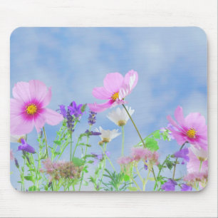 Tapis De Souris Jolies fleurs sauvages printanières