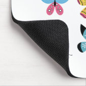 Tapis De Souris Jolies papillons (Coin)