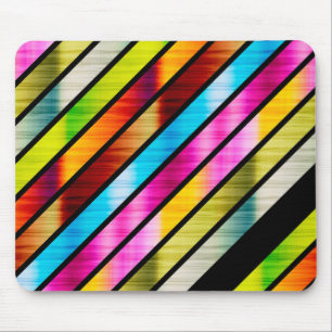 Tapis De Souris Jolies rayures colorées