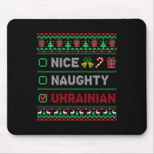 Tapis De Souris Jolies Ukrainiennes vilaines Noël drôle femmes'