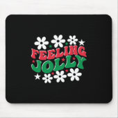 Tapis De Souris Jolly cadeau de Noël (Devant)
