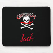 Tapis De Souris Jolly roger personnalisé (Cutlass) (Devant)