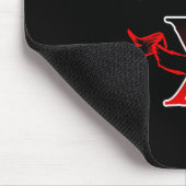 Tapis De Souris Jolly roger X Monogramme initial (Coin)