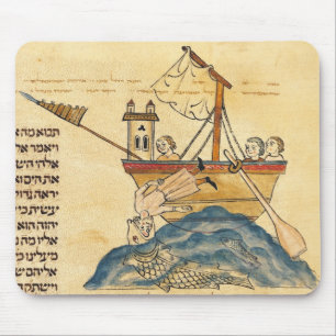 Tapis De Souris Jonas mangé par la baleine