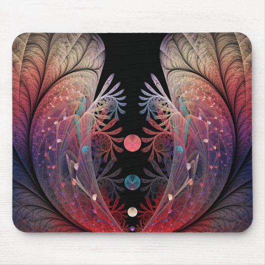 Tapis De Souris Jonglage Abstrait Art moderne Imaginaire fractal (Devant)