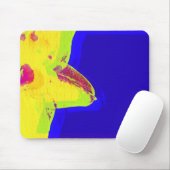 Tapis de souris Jonquille Pop Art Jaune (Avec souris)