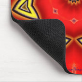 Tapis De Souris Jonquille rouge Mousepad (Coin)