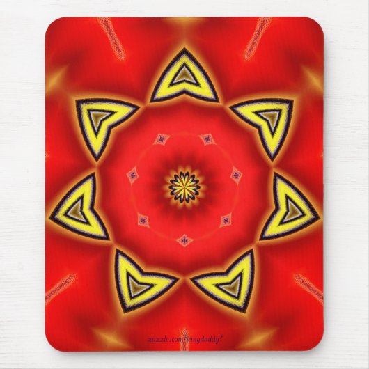 Tapis De Souris Jonquille rouge Mousepad (Devant)