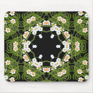 Tapis De Souris Jonquilles Mousepad géométrique