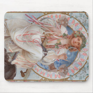 Tapis De Souris Josephine Crane Bradley en Lavia par Alphonse Much