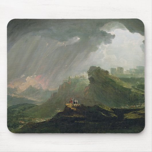 Tapis De Souris Joshua commandant le Sun pour se tenir toujours (Devant)