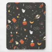 Tapis De Souris Jote Éffrayant Whimsical Halloween Motif Arrière - (Devant)