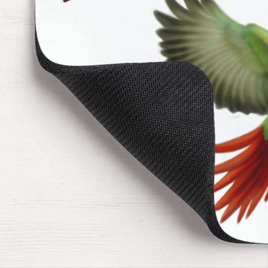 Tapis De Souris Joue verte Conures Mousepad (Coin)