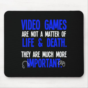 Tapis De Souris Jouer à des jeux vidéo Drôle Pc Console Joueur Gee