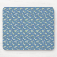 Jouer Alligator Vert Paisley sur Bleu