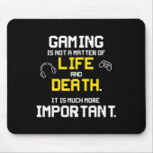 Tapis De Souris Jouer Jeux Vidéo amusant PC Console Geek (Devant)