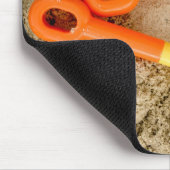 Tapis De Souris Jouets de plage de sable jaune et orange (Coin)