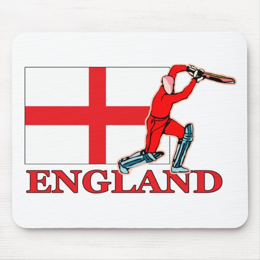Tapis De Souris Joueur anglais de cricket (Devant)