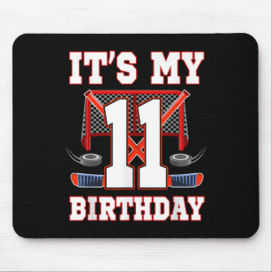 Tapis De Souris Joueur de 11e anniversaire de hockey sur glace 11