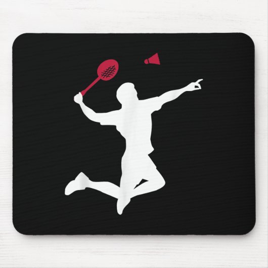 Tapis De Souris Joueur de Badminton (Devant)
