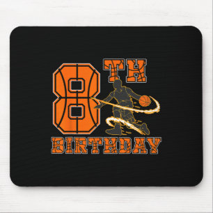 Tapis De Souris Joueur de basket-ball 8 ans Joueur de basket-ball