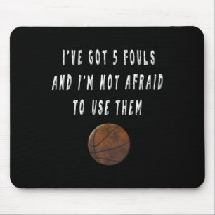 Tapis De Souris Joueur de basket-ball amusant Trash Talking Tee -