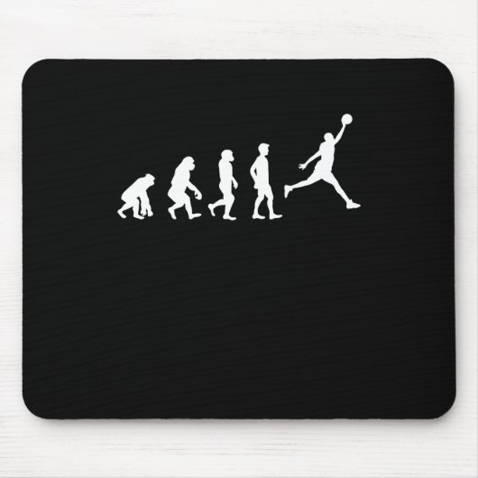 Tapis De Souris Joueur de basket-ball Champion de l'évolution (Devant)
